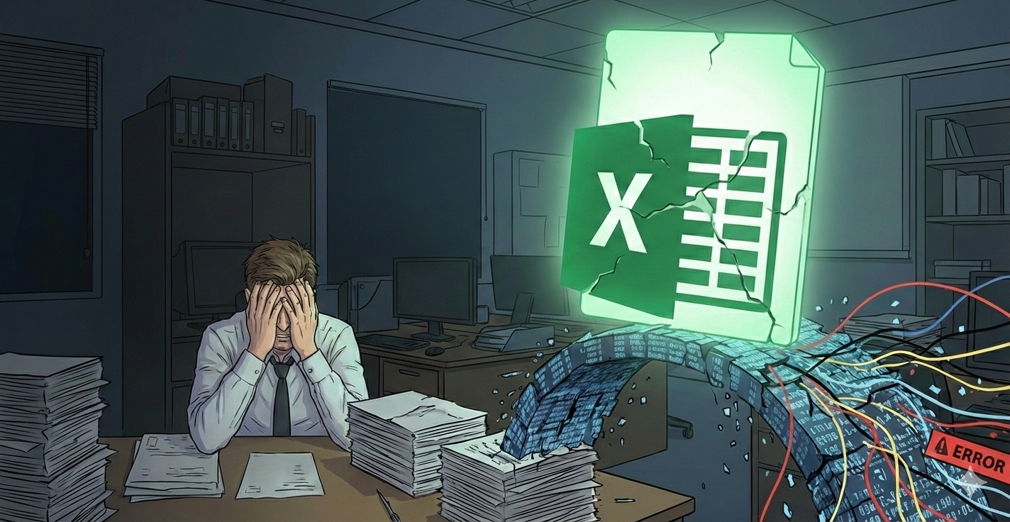 Cuando Excel deja de ser solución y Empieza a ser un riesgo